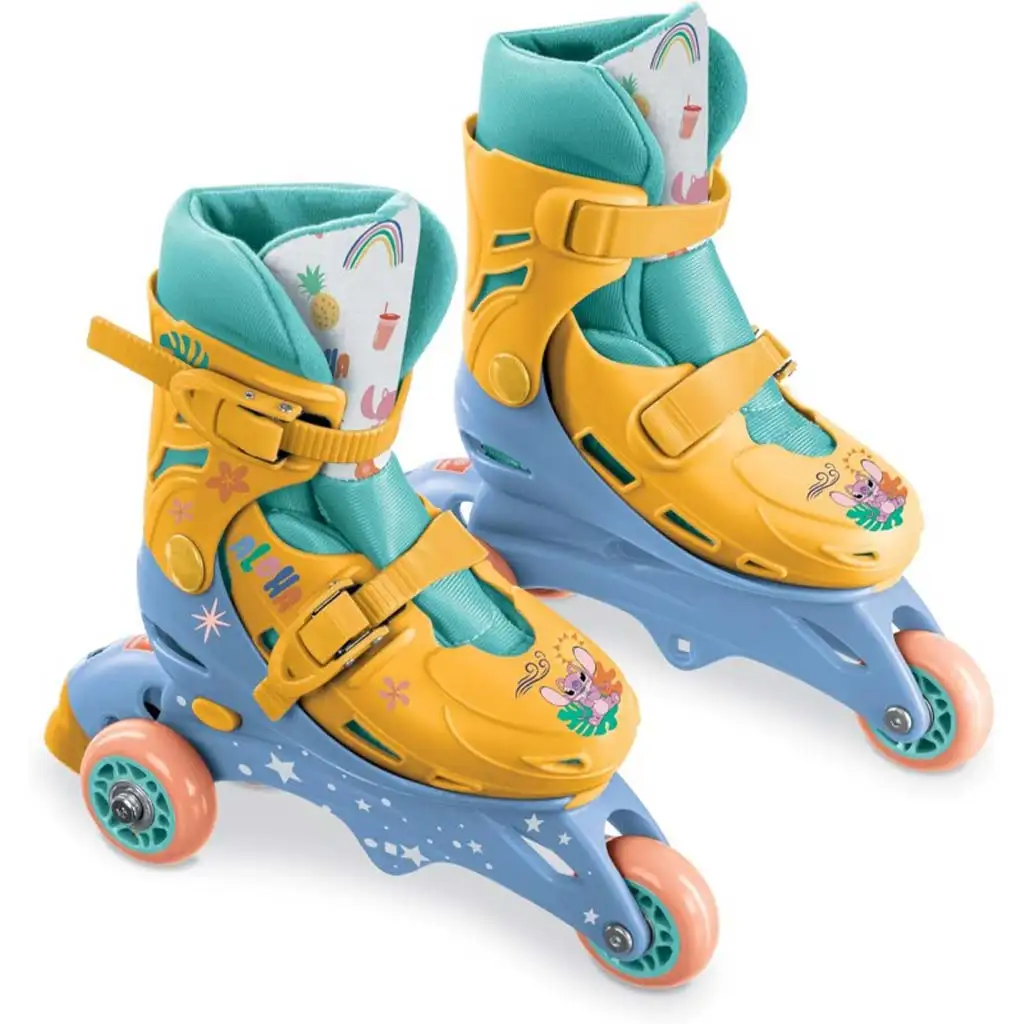 Disney Stitch jednorzędowe lub dwurzędowe regulowane wrotki w rozmiarze 29-32 – Mondo Toys kép 2