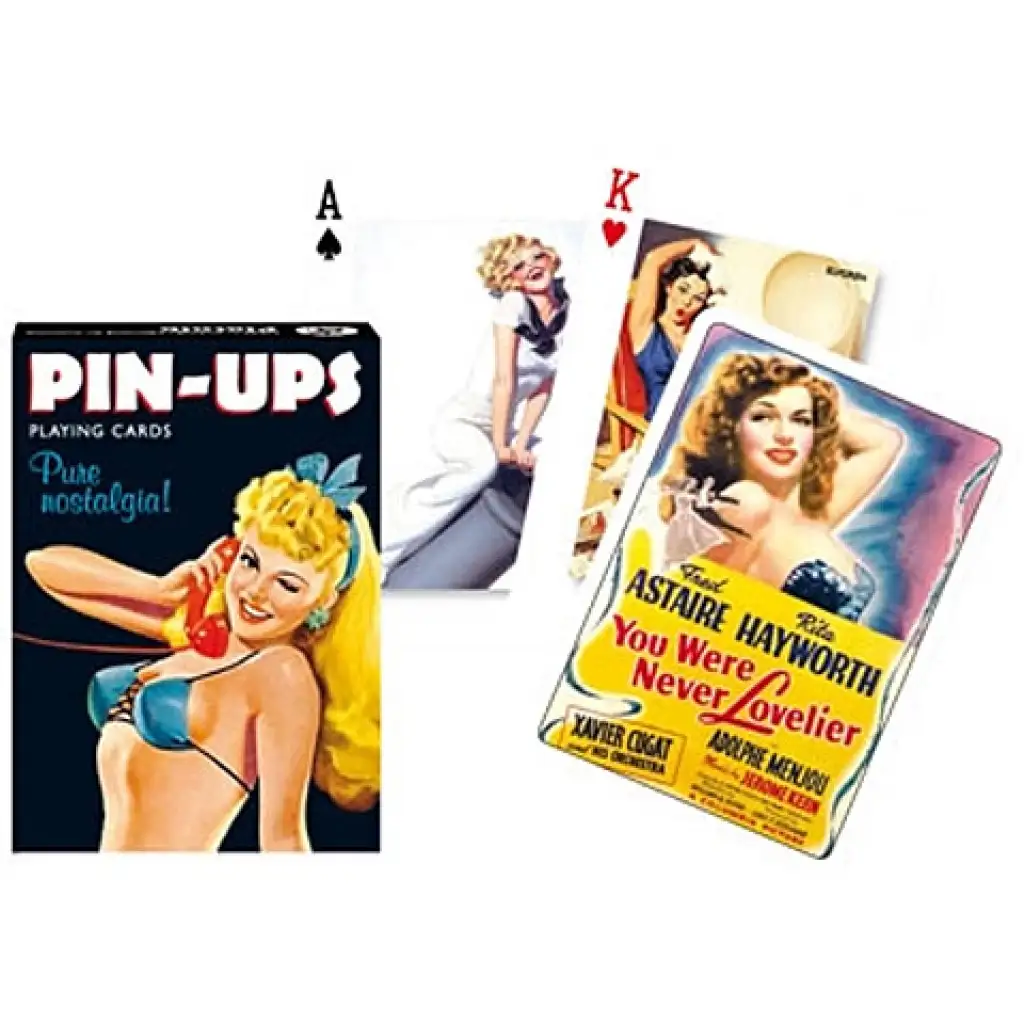 Ekskluzywne karty do gry Remik - Pin-ups 1x55 kart - Piatnik kép 1
