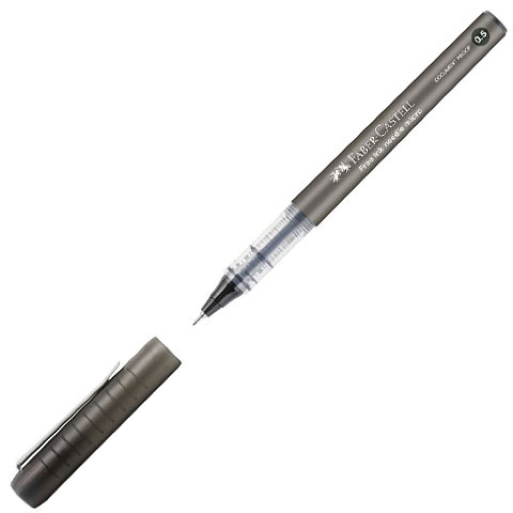 Faber-Castell: Długopis z igłową końcówką 0,5 mm, czarny kép 1