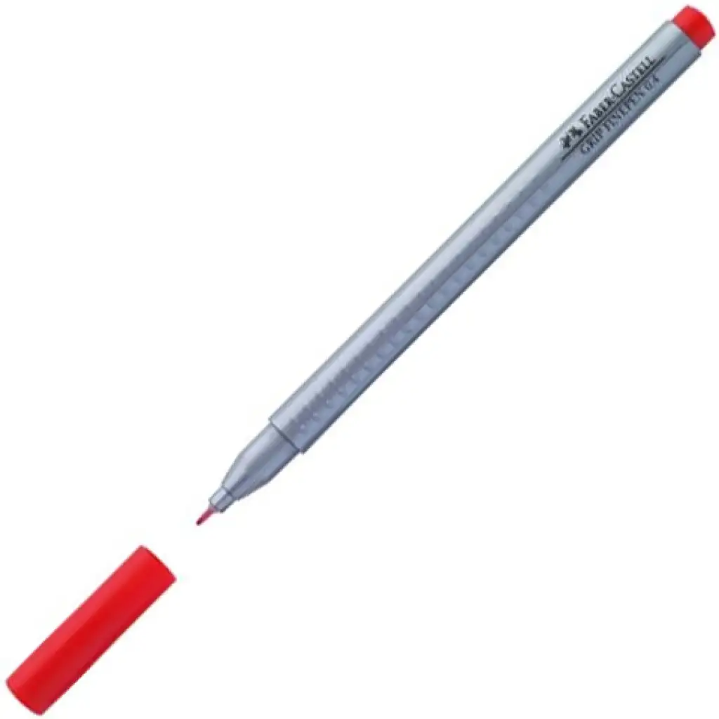 Faber-Castell: Grip Finepen cienkopis 0,4 mm czerwony kép 1