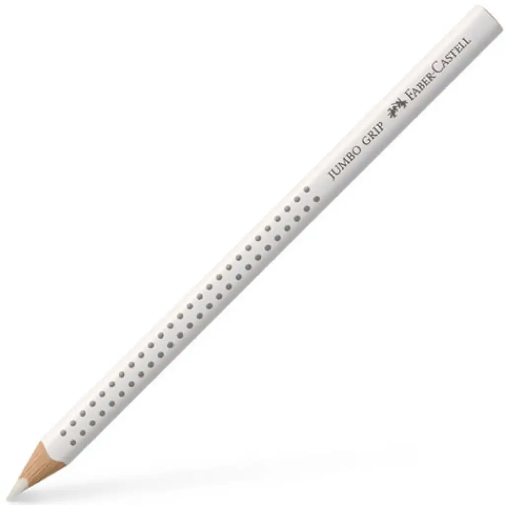 Faber-Castell: Jumbo Grip ołówek w białym kolorze kép 1