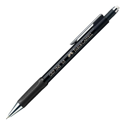 Faber-Castell: Ołówek automatyczny Grip 1345, czarny, 0,5 mm kép 1