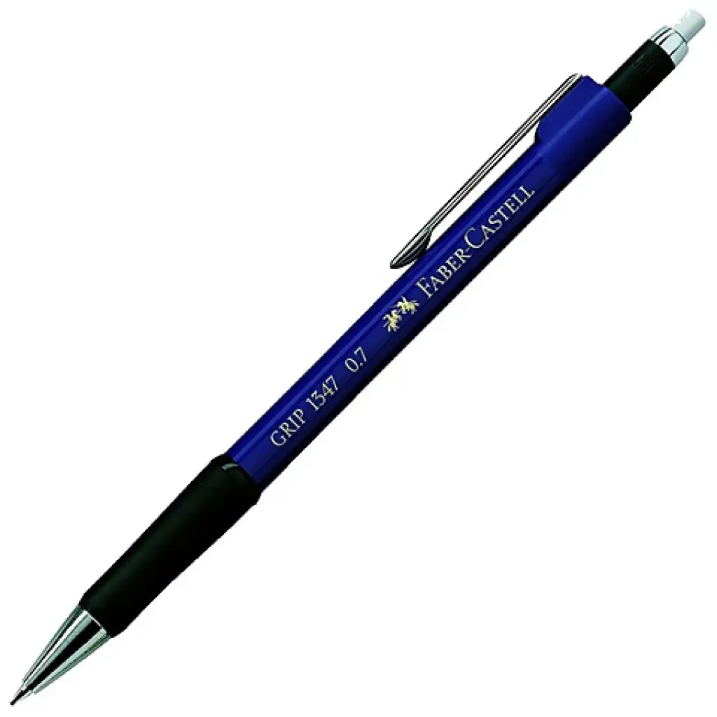 Faber-Castell: Ołówek automatyczny Grip 1347 0,7mm niebieski kép 1