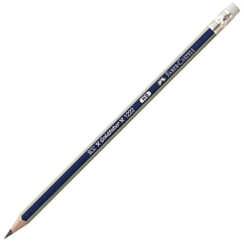 Faber-Castell: Ołówek grafitowy Goldfaber z gumką HB kép 1