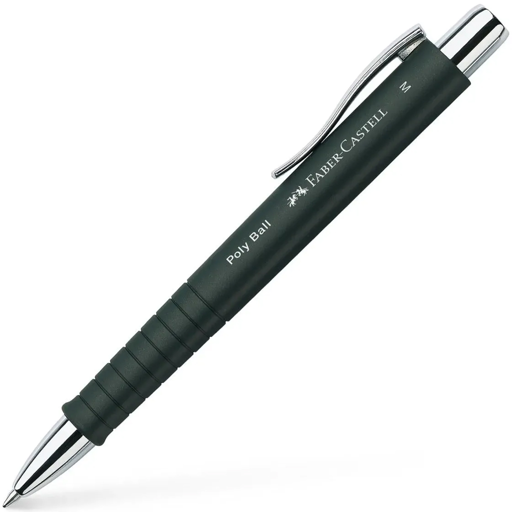 Faber-Castell: Poly Ball M czarny długopis kulkowy kép 1