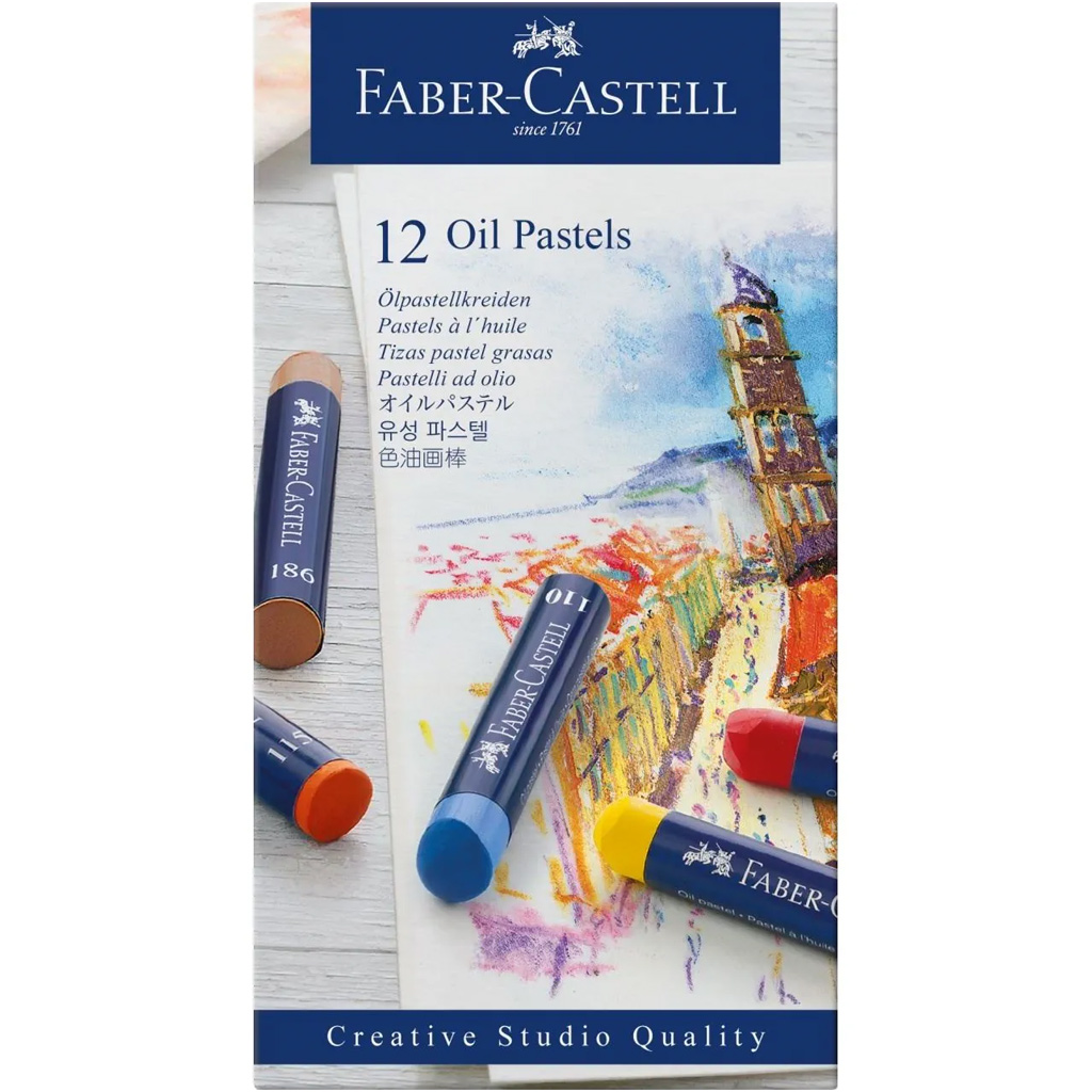 Faber-Castell: Zestaw 12 olejnych pasteli kép 1