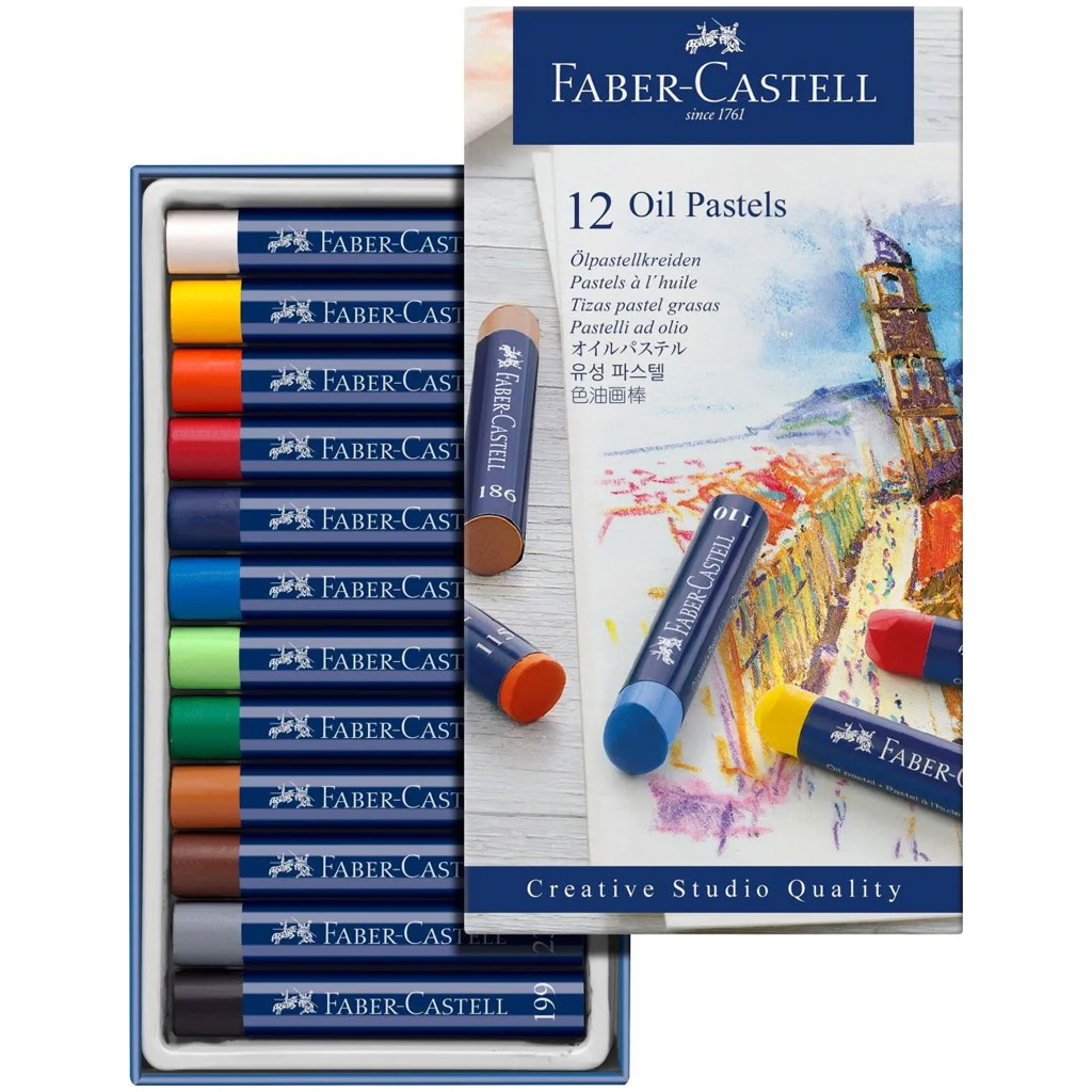Faber-Castell: Zestaw 12 olejnych pasteli kép 2