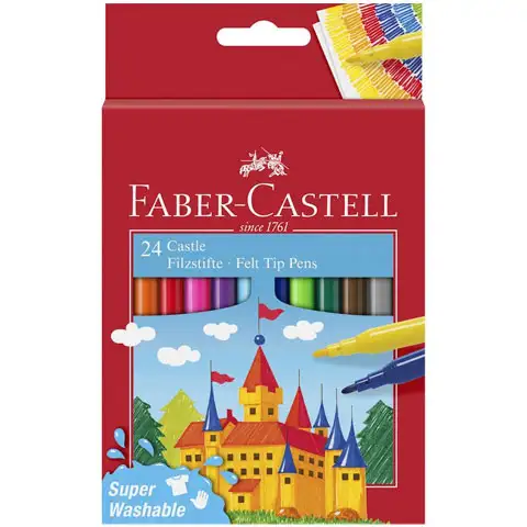Faber-Castell: Zestaw flamastrów Castle, 24 sztuki kép 1