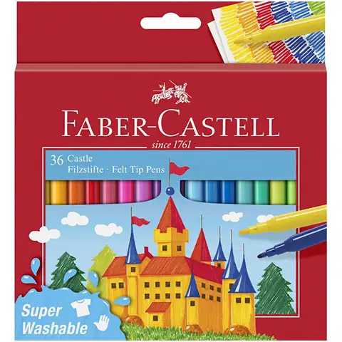 Faber-Castell: Zestaw flamastrów Castle, 36 sztuk kép 1