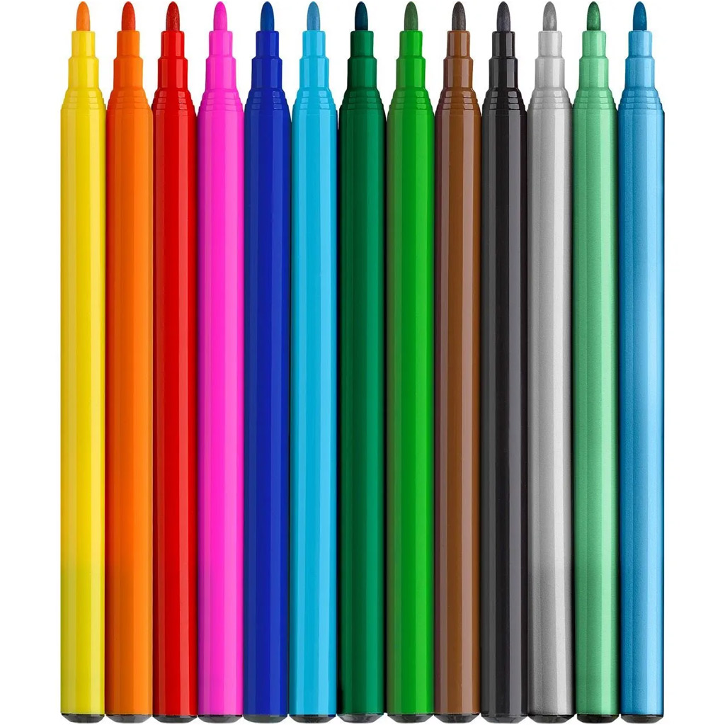 Faber-Castell: Zestaw flamastrów z dinozaurami 10+3 sztuki kép 2