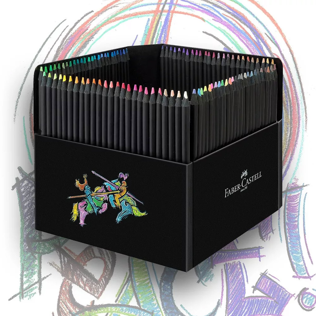 Faber-Castell: Zestaw kolorowych kredek Black Edition, 100 sztuk kép 2