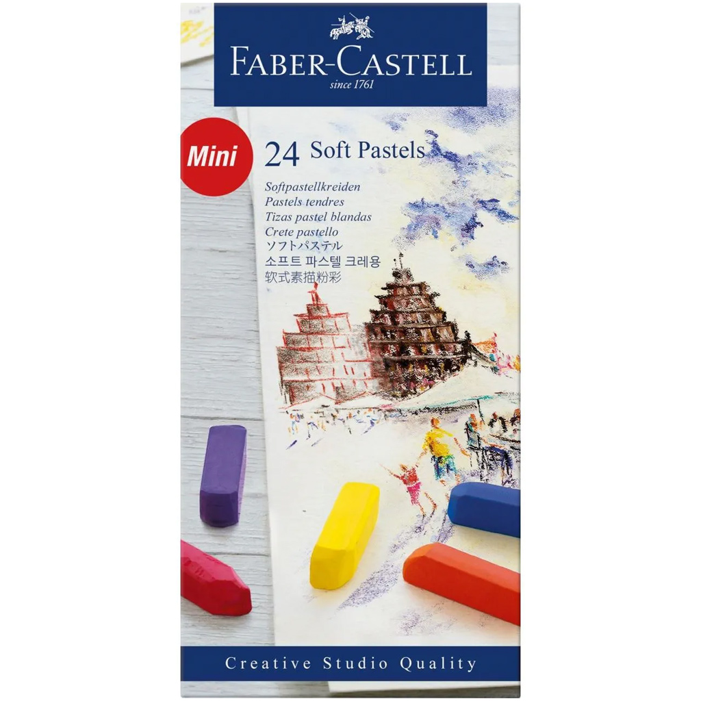 Faber-Castell: Zestaw mini pasteli suchych 24 sztuki kép 1