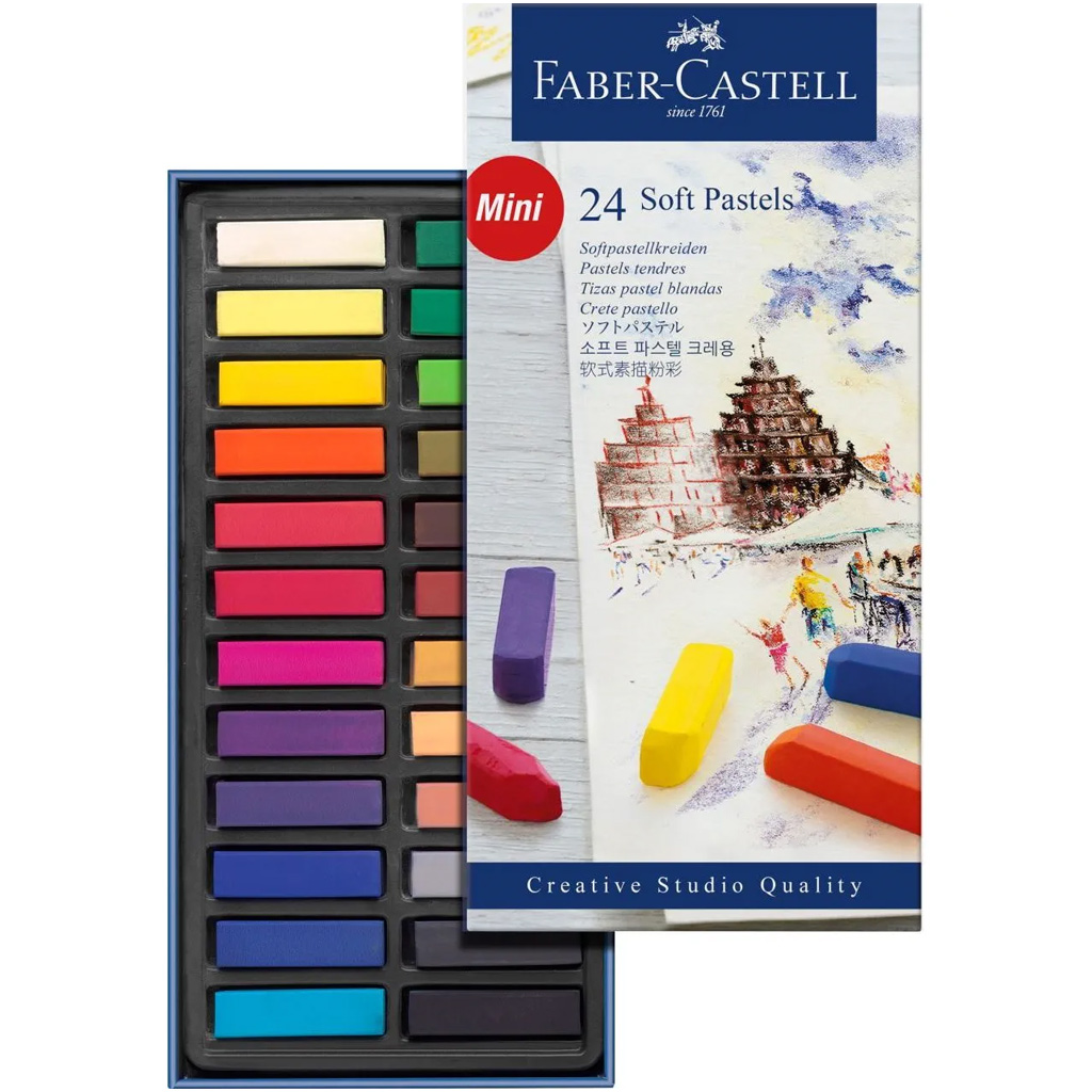 Faber-Castell: Zestaw mini pasteli suchych 24 sztuki kép 2
