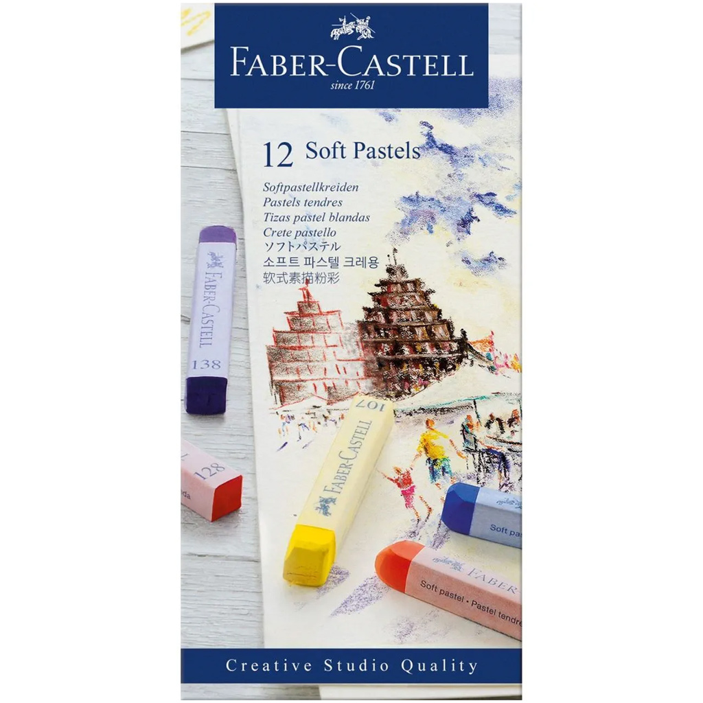 Faber-Castell: Zestaw suchych pasteli 12 sztuk kép 1