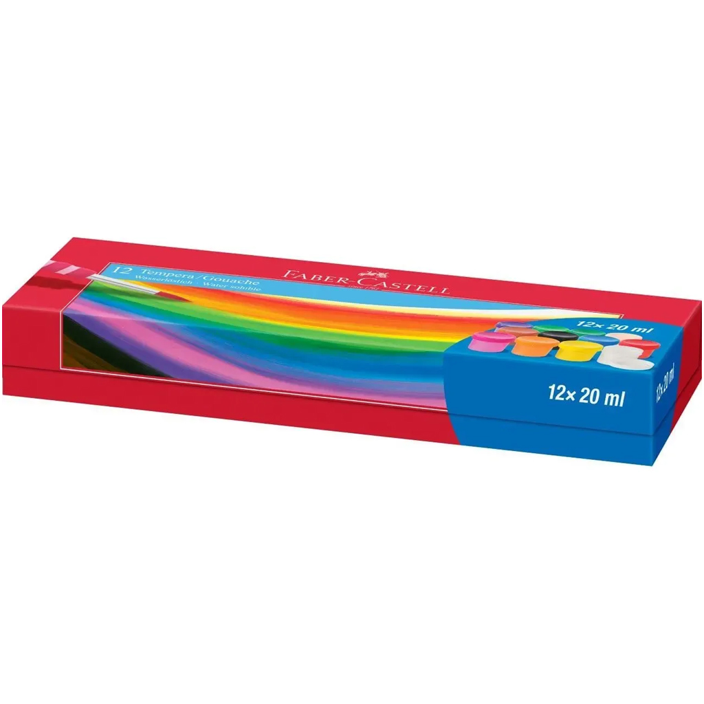 Faber-Castell: Zestaw temper w pojemnikach 12x20ml kép 1