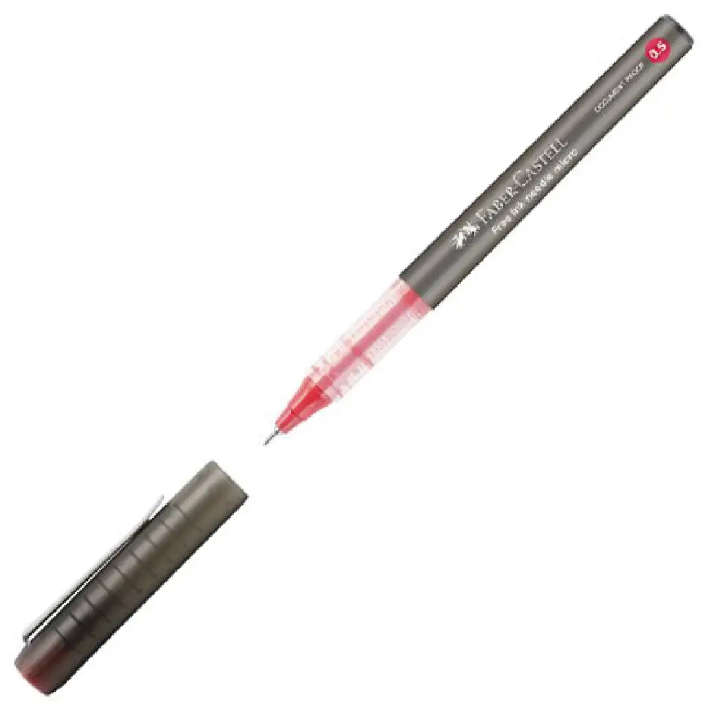 Faber-Castell: długopis igłowy 0,5 mm czerwony kép 1