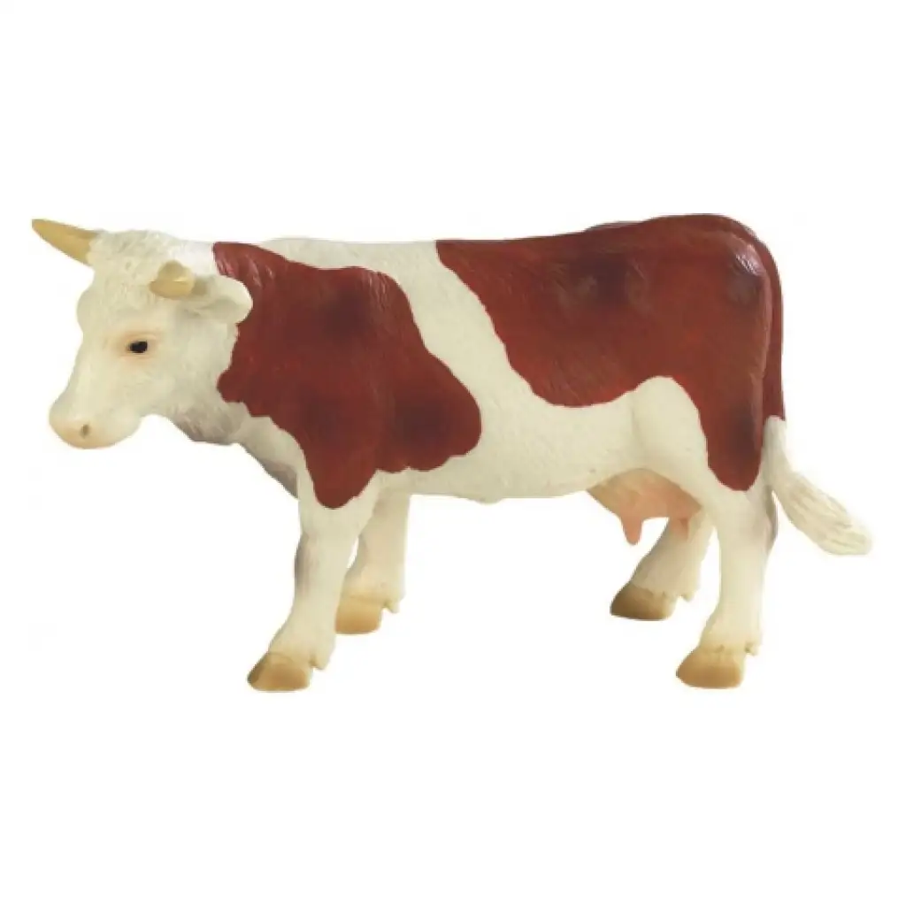 Fanny, brązowa łaciata krowa figurka - Bullyland kép 1
