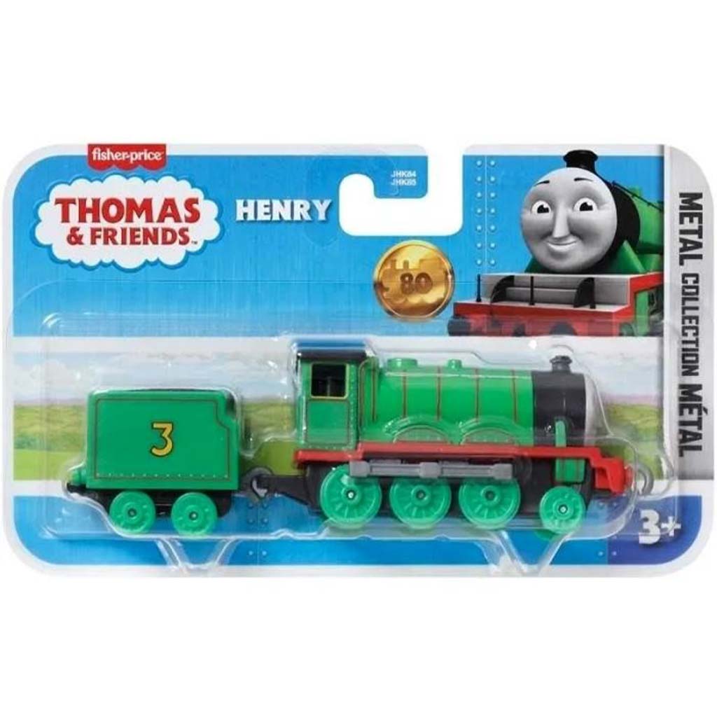 Fisher-Price: Tomek i przyjaciele Lokomotywa Henry z wagonem - Mattel kép 1