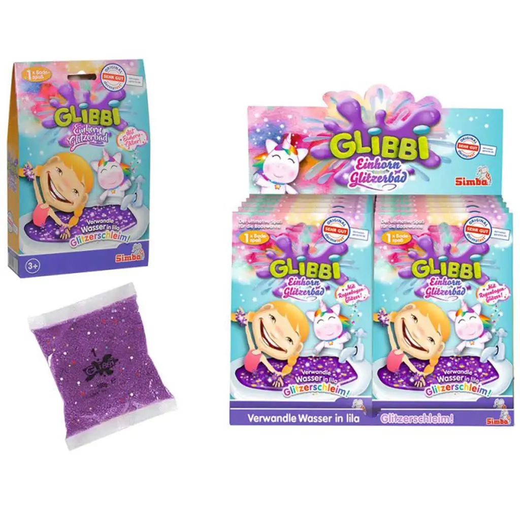 Glibbi: Błyszczący jednorożcowy żel do kąpieli slime - Simba toys kép 2