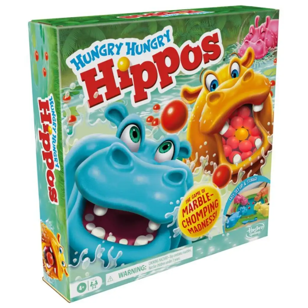 Głodne Glodne Hipopotamy - Gra towarzyska - Hasbro kép 1