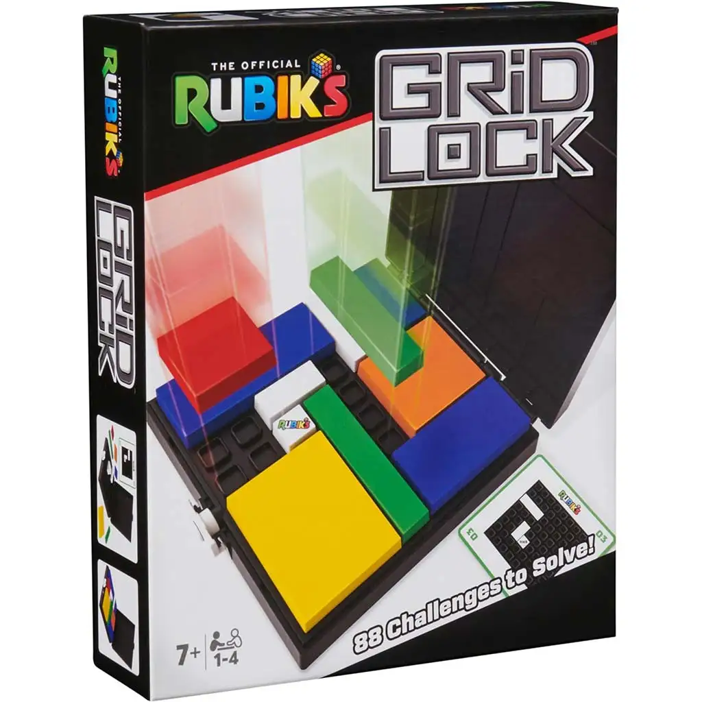 Gra logiczna Rubik Grid Lock z 88 wyzwaniami - Spin Master kép 1