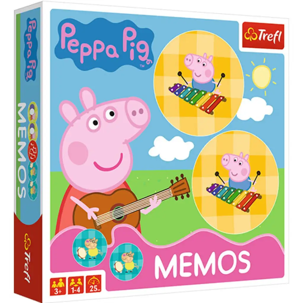 Gra pamięciowa Peppa Pig i przyjaciele - Trefl kép 1