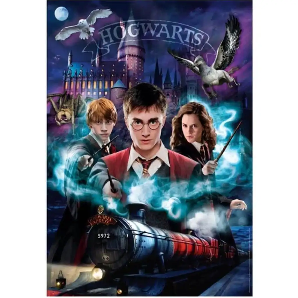 Harry Potter - Magiczna podróż 1000-elementowe puzzle z plakatem - Clementoni kép 2