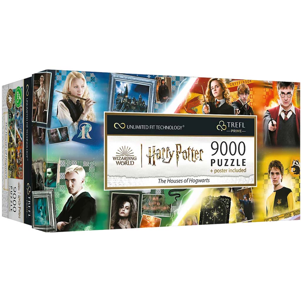 Harry Potter: Domy w Hogwarcie 9000-elementowe puzzle UFT - Trefl kép 1