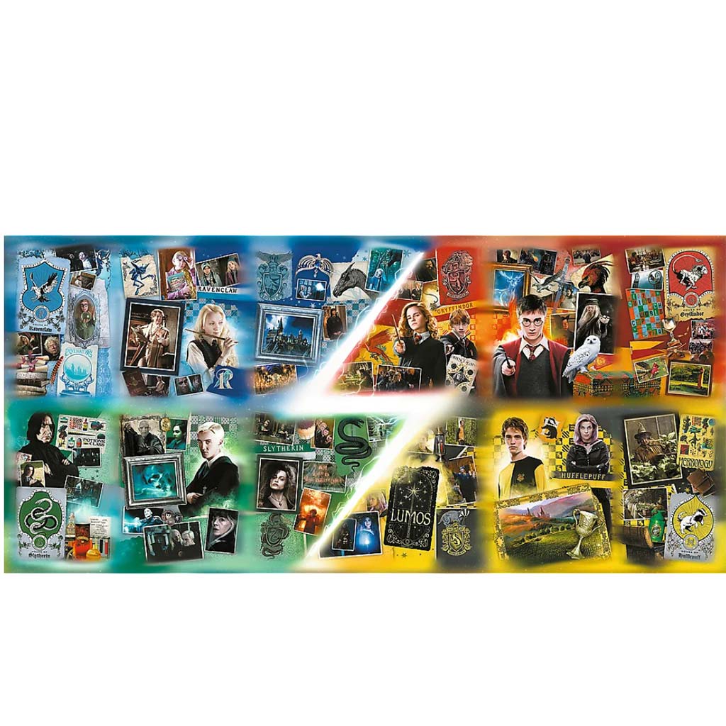 Harry Potter: Domy w Hogwarcie 9000-elementowe puzzle UFT - Trefl kép 2