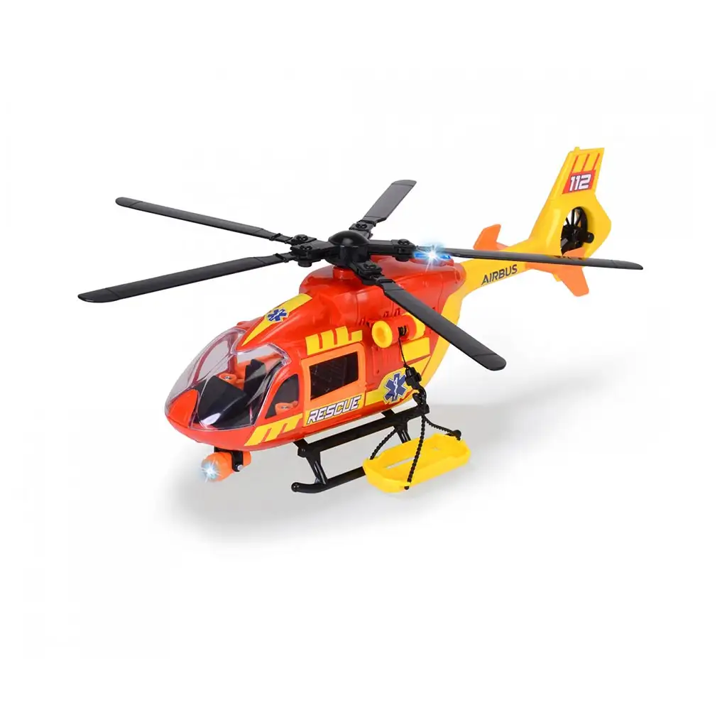 Helikopter ratunkowy ze światłem i dźwiękiem 36cm - Dickie Toys kép 2