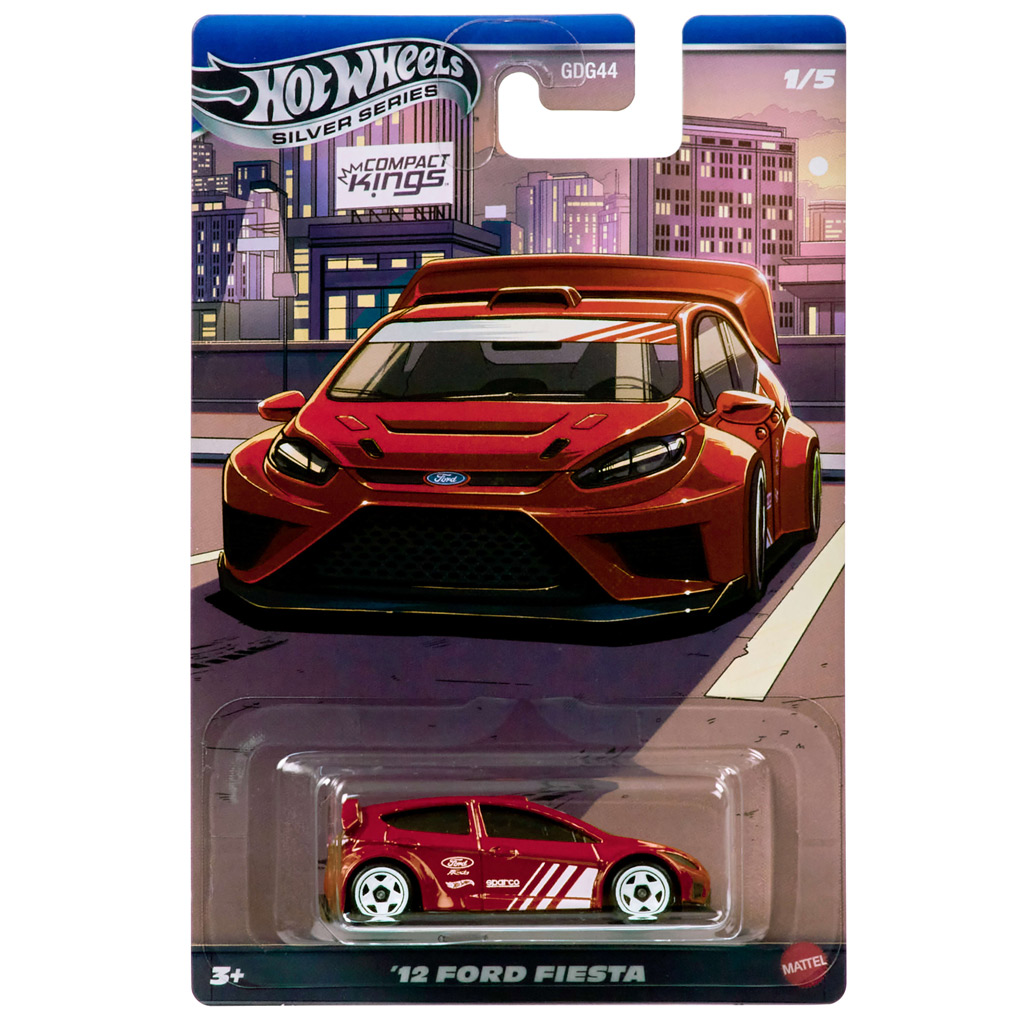 Hot Wheels: ’12 Ford Fiesta klasyczny samochodzik 1/64 - Mattel kép 1