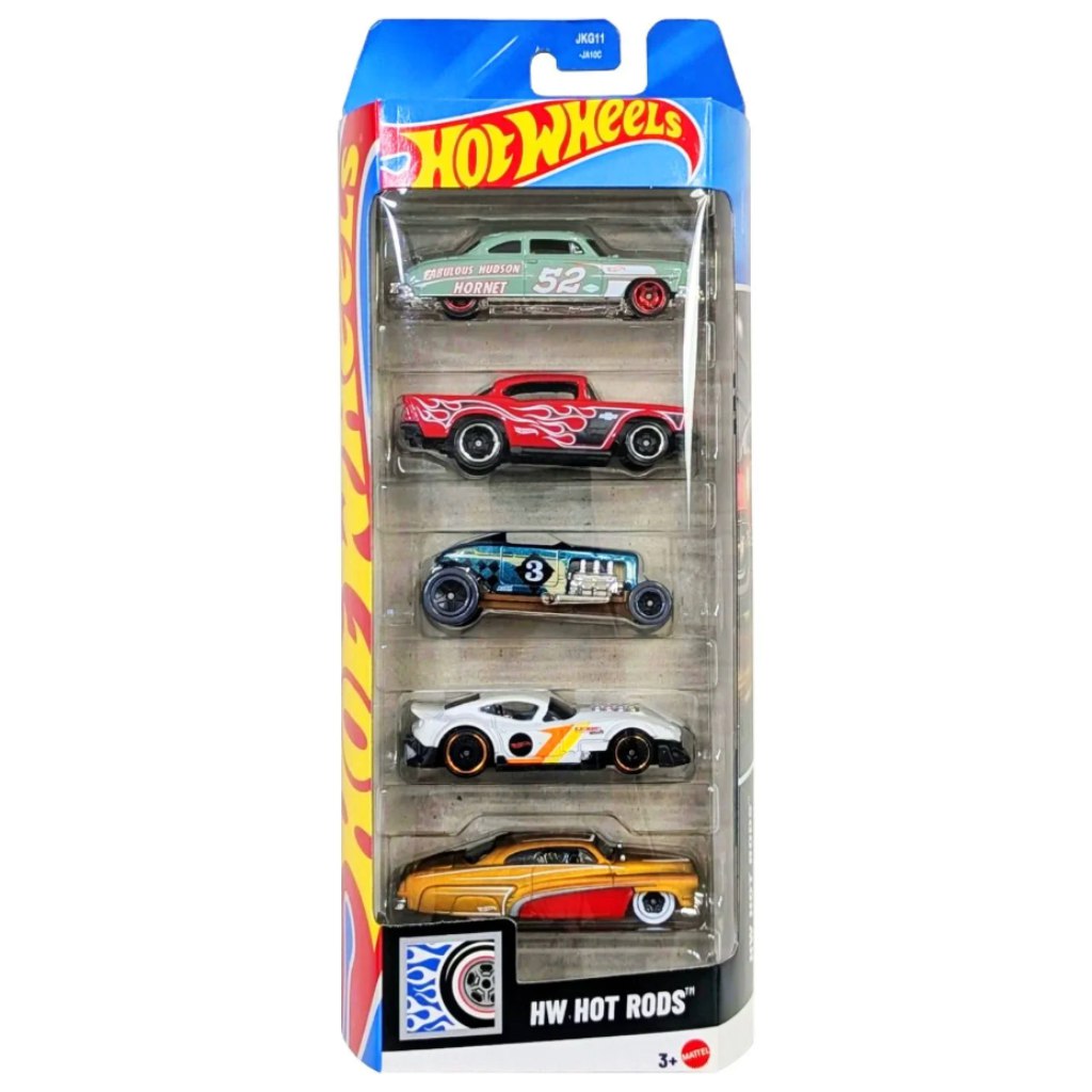 Hot Wheels: Hot Rods zestaw 5 samochodzików w skali 1:64 - Mattel kép 1