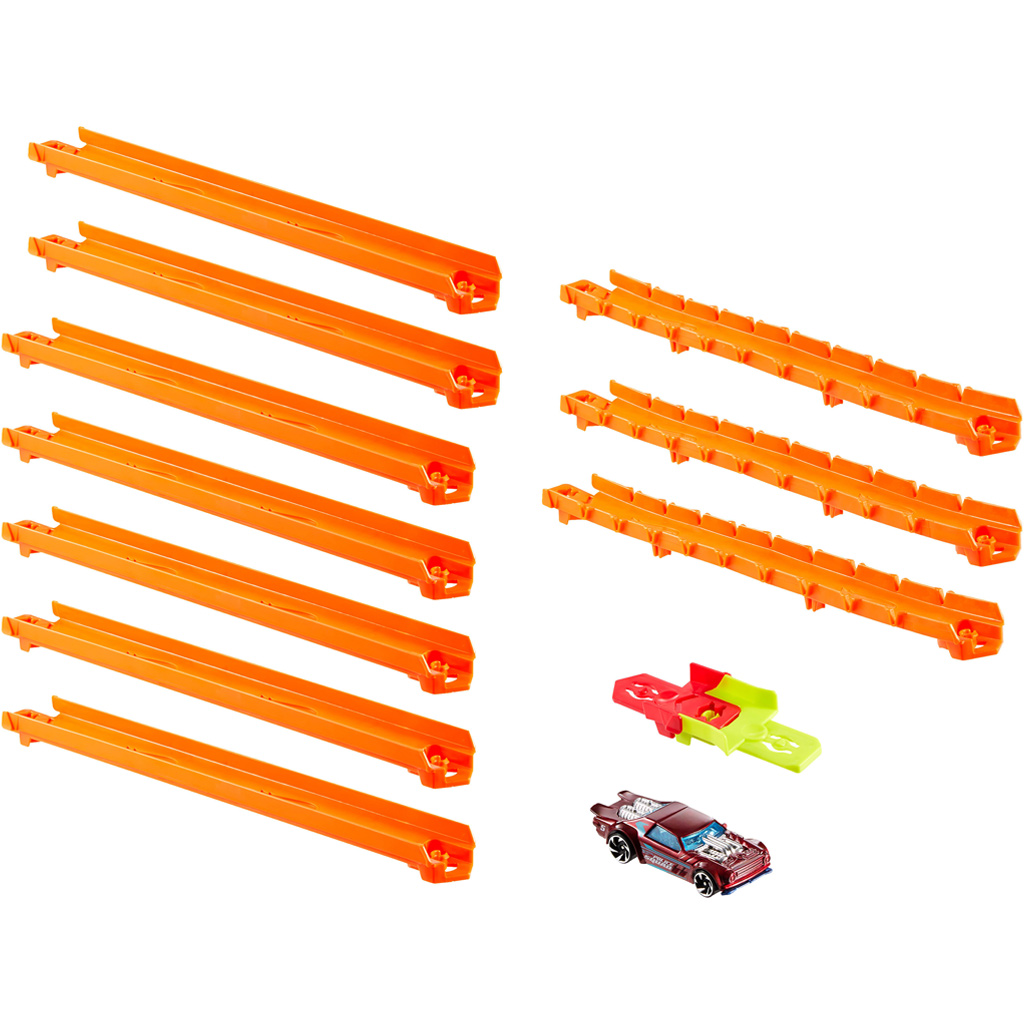 Hot Wheels Track Creator: Zestaw prostych torów - Mattel kép 2