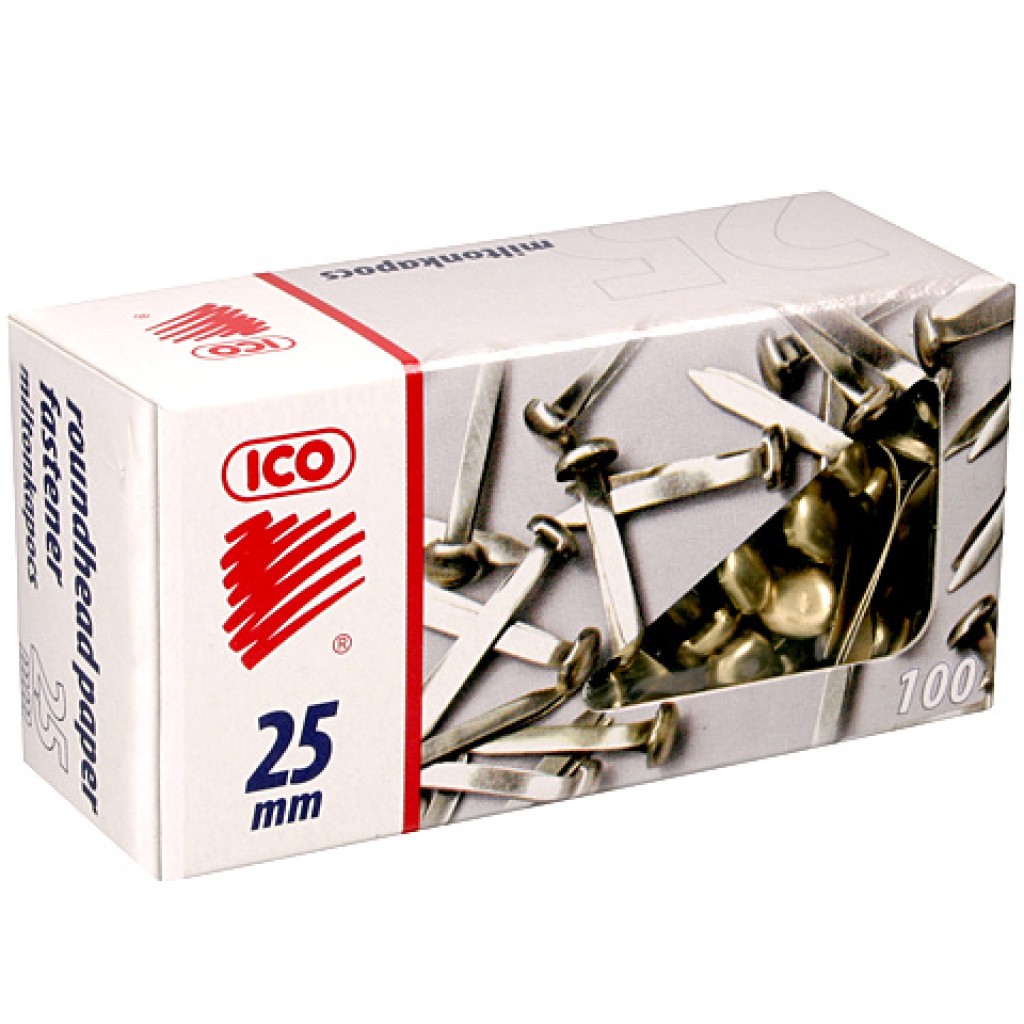 ICO: Spinacze Milton 25 mm, 100 sztuk kép 1