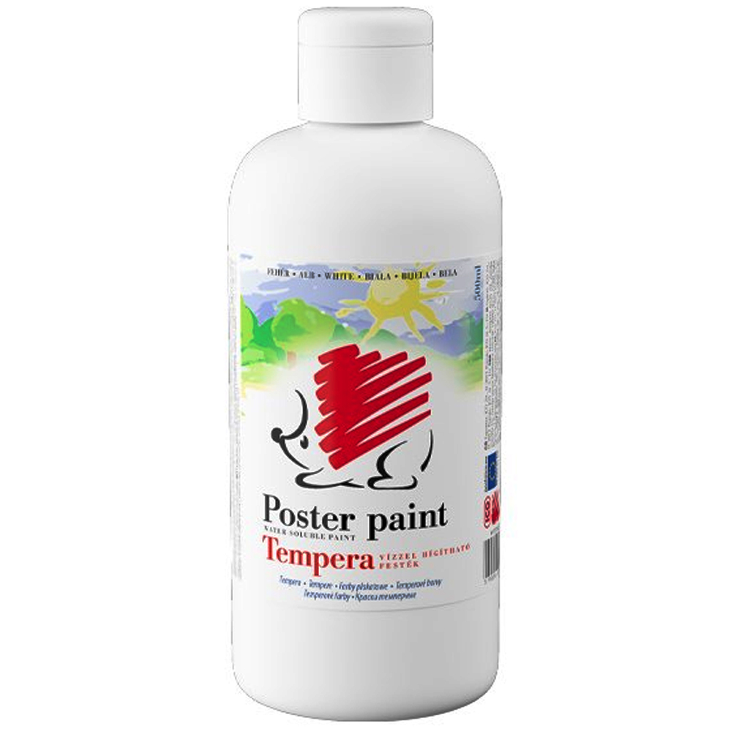 ICO: Tempera jeżowa w kolorze białym, 500 ml kép 1