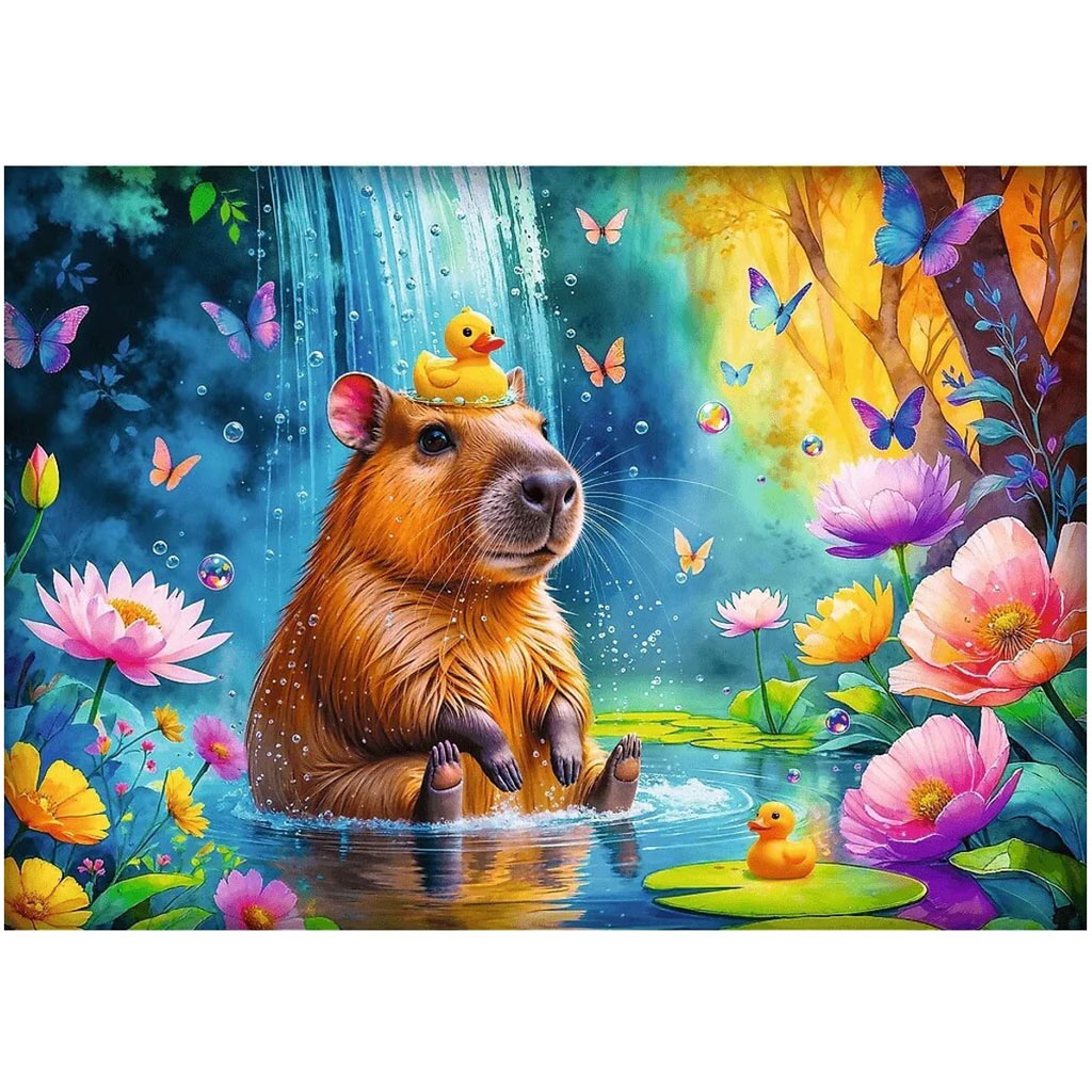 Kapibara w wodzie, puzzle 1000 elementów - Trefl kép 2