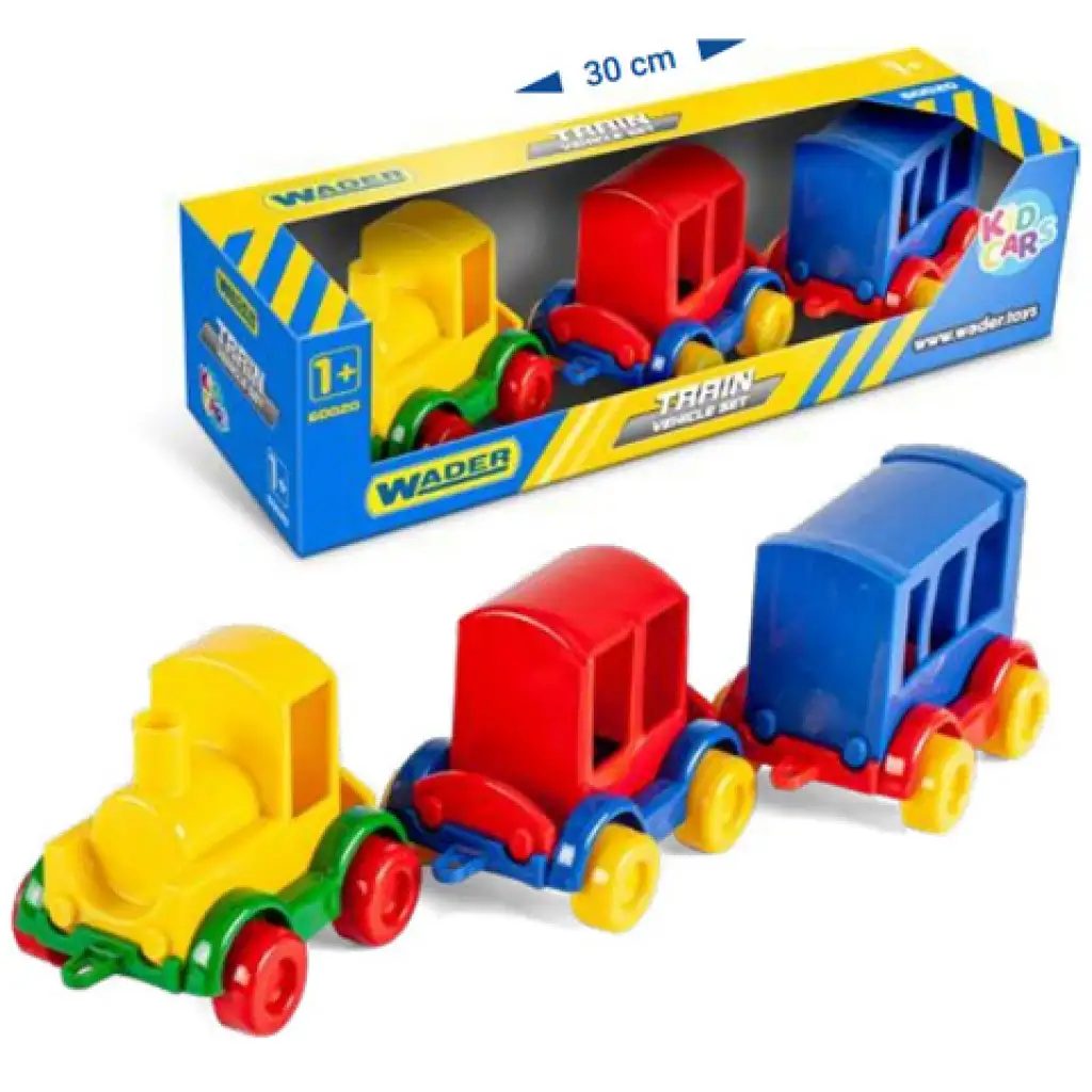 Kid Cars Pociągi zestaw 3-częściowy - Wader kép 1