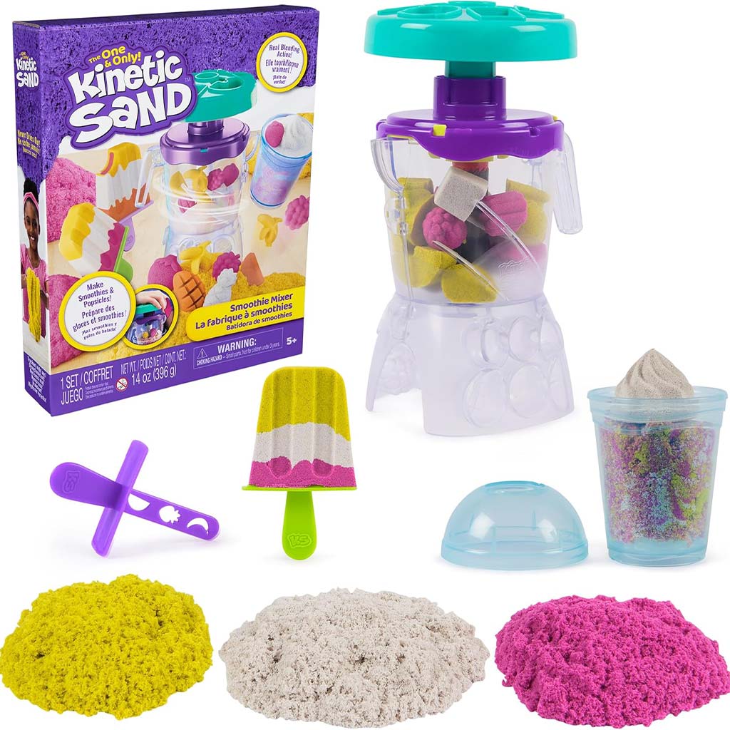 Kinetic Sand: Mikser do robienia smoothie z 396g piaskoliny - Spin Master kép 1