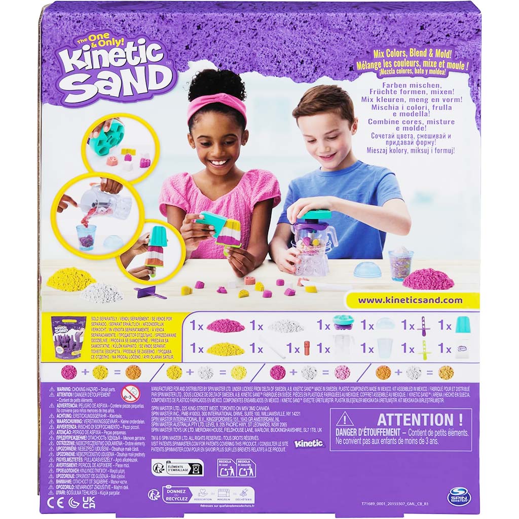 Kinetic Sand: Mikser do robienia smoothie z 396g piaskoliny - Spin Master kép 3
