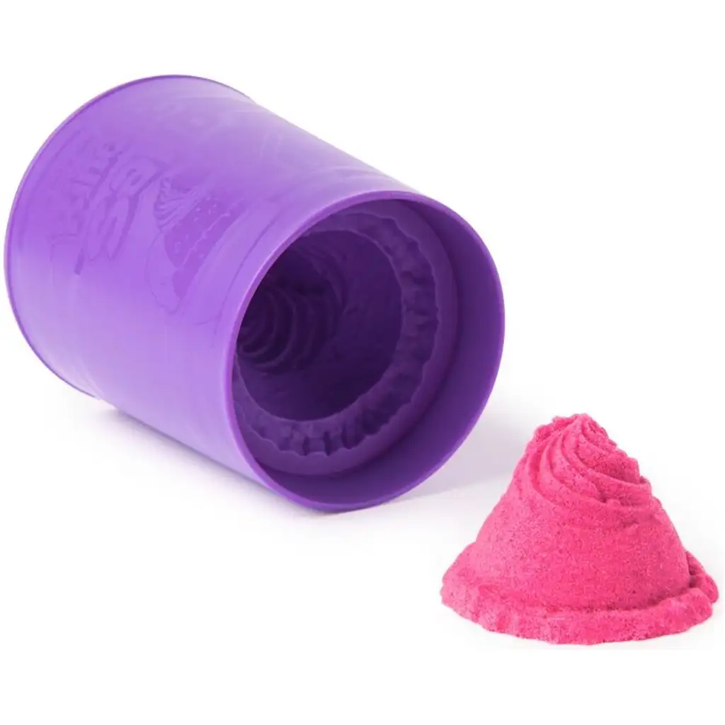 Kinetic Sand: Pudełko lodów z różowym piaskiem kinetycznym - Spin Master kép 3