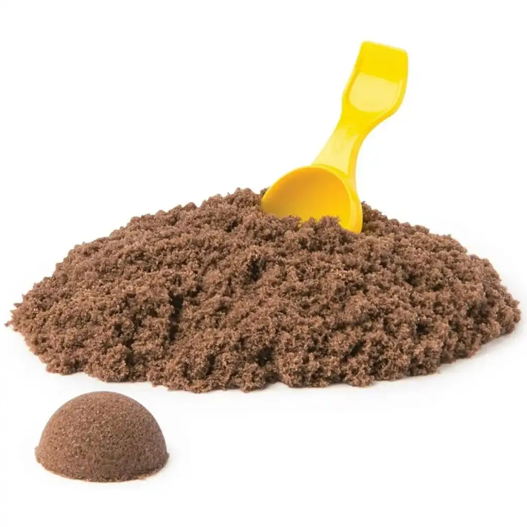 Kinetic Sand: Pudełko lodowe z brązową piaskoliną – Spin Master kép 2