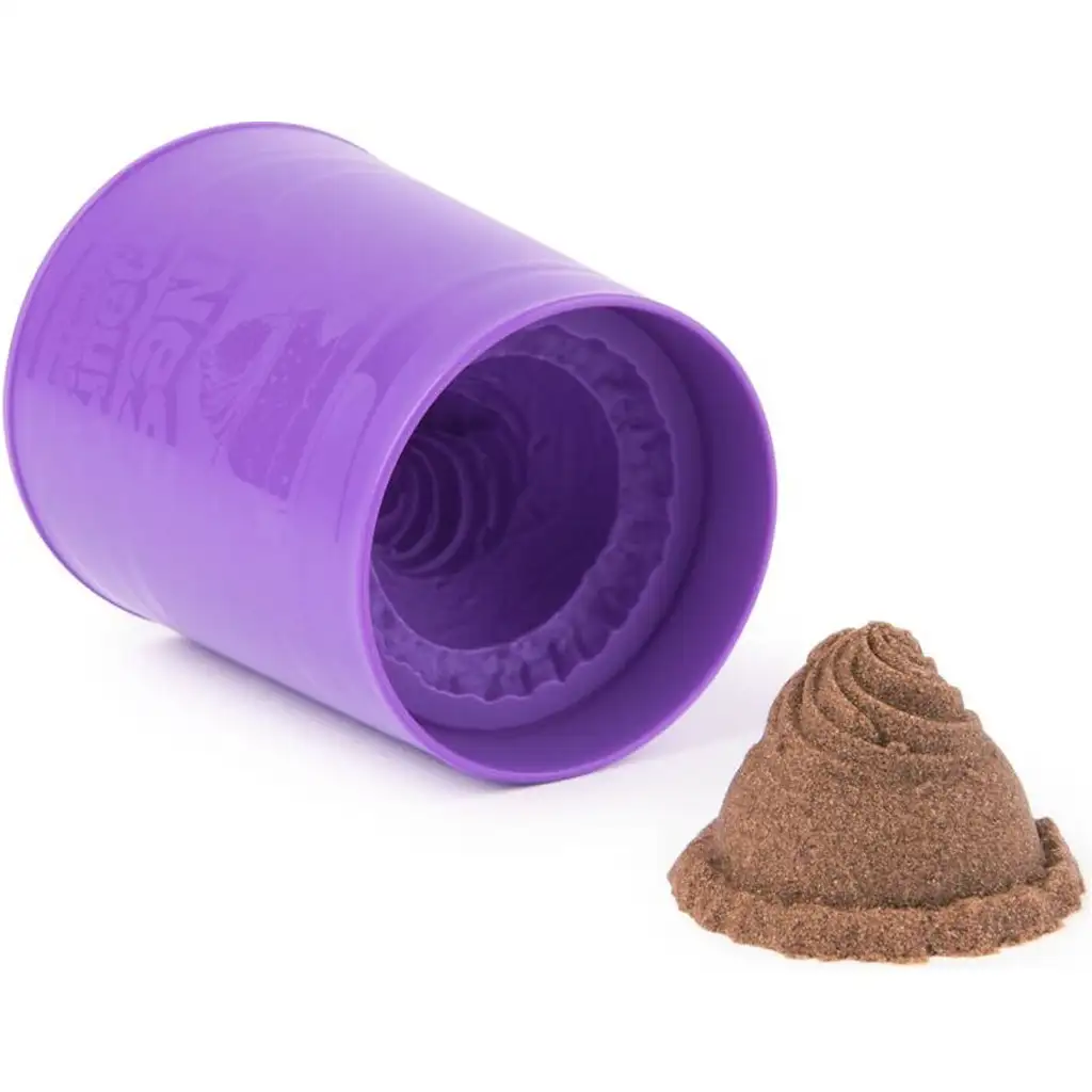 Kinetic Sand: Pudełko lodowe z brązową piaskoliną – Spin Master kép 3