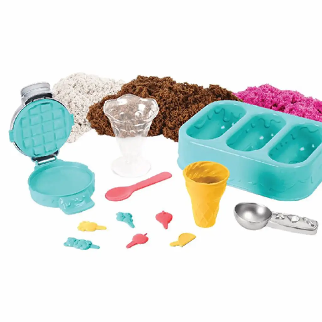 Kinetic Sand: Scents zestaw do robienia lodów 454g - Spin Master kép 4
