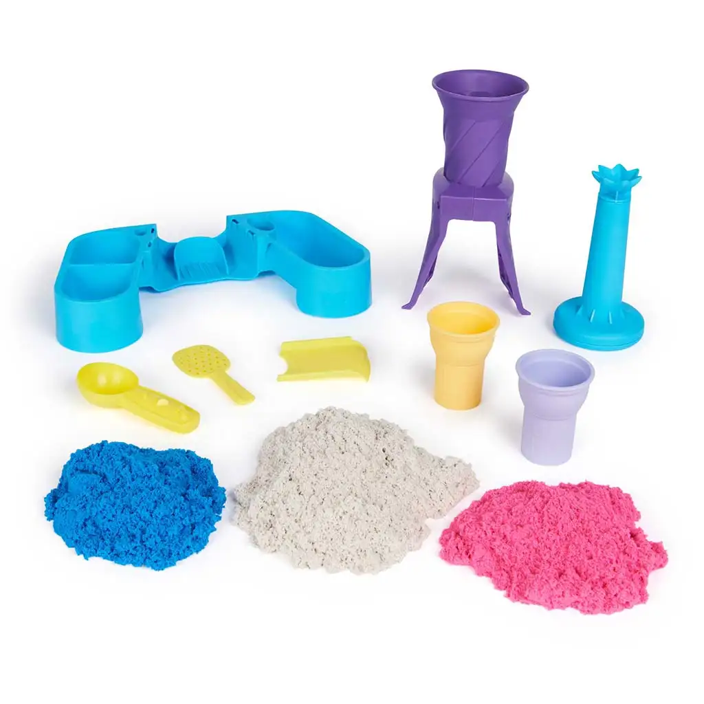 Kinetic Sand: Zestaw do robienia lodów z piasku kinetycznego 396g - Spin Master kép 5