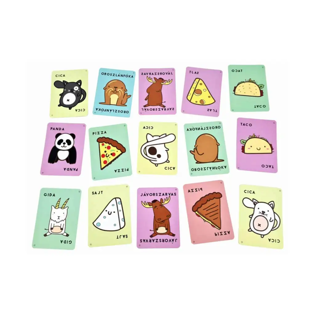 Kot, pizza, taco, koźlątko, ser - Zwrot akcji gra towarzyska kép 2