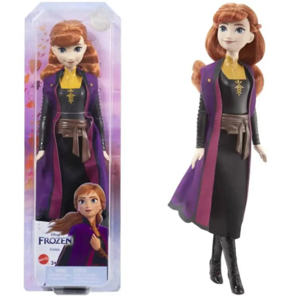 Kraina Lodu 2: Urocza księżniczka Anna lalka modowa 30 cm - Mattel kép 1