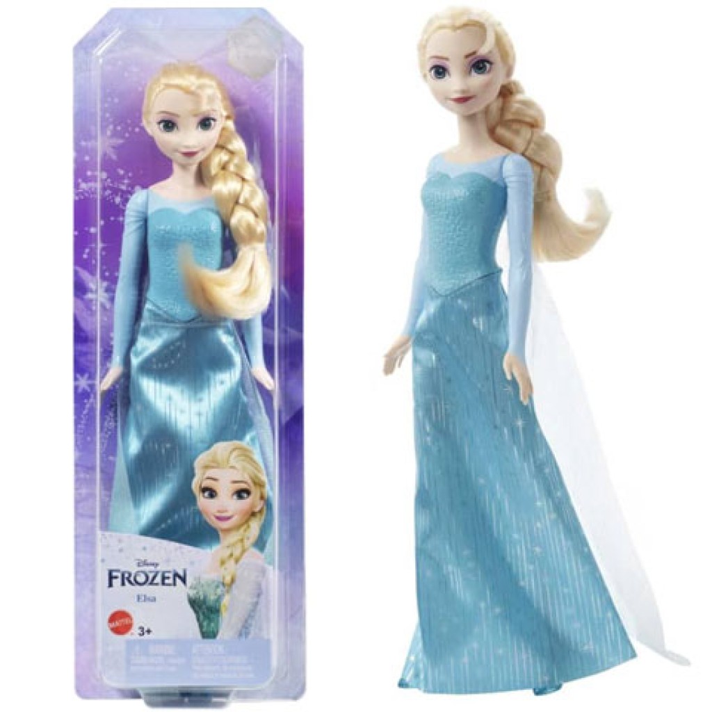 Kraina Lodu: Oczarowująca lalka księżniczka Elsa 30 cm – Mattel kép 1