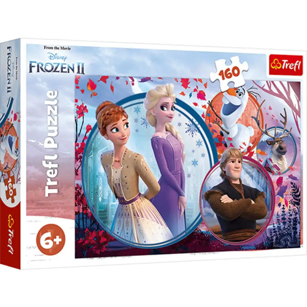 Kraina lodu 2: Przygoda sióstr, puzzle 160 elementów - Trefl kép 1