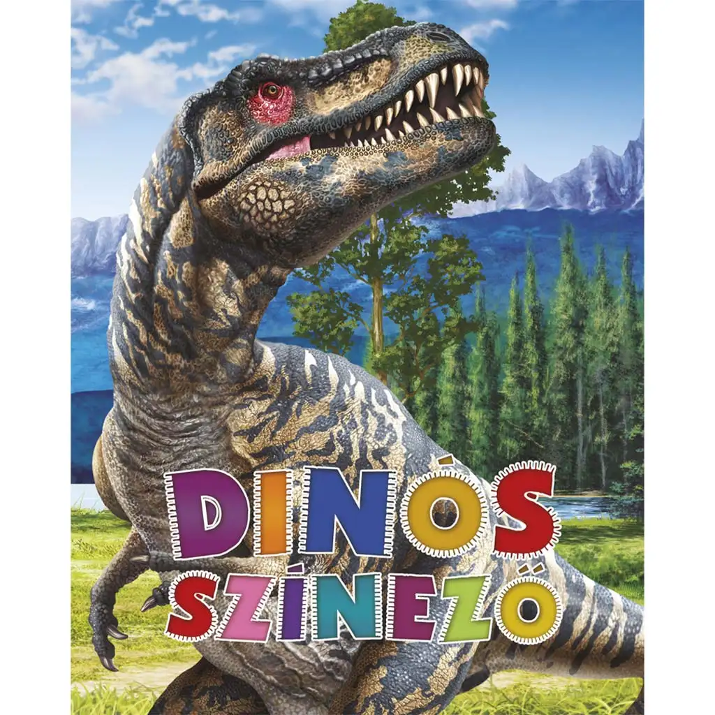 Książeczka do kolorowania z dinozaurami kép 1