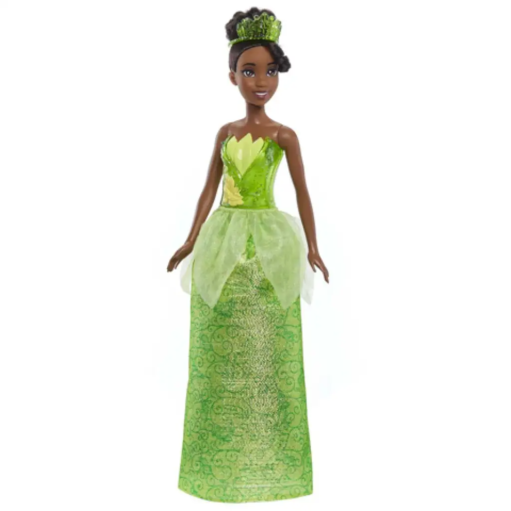 Księżniczki Disneya: Lśniąca lalka księżniczka Tiana - Mattel kép 2